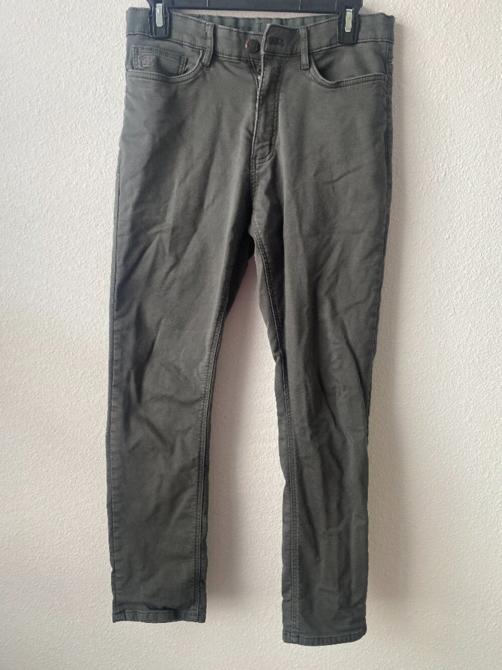 English Laundry Pant Mens 30x30 Green Cotton Chino Straight Leg Preppy Business